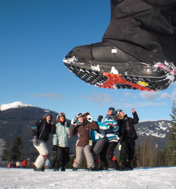 Students Skiing